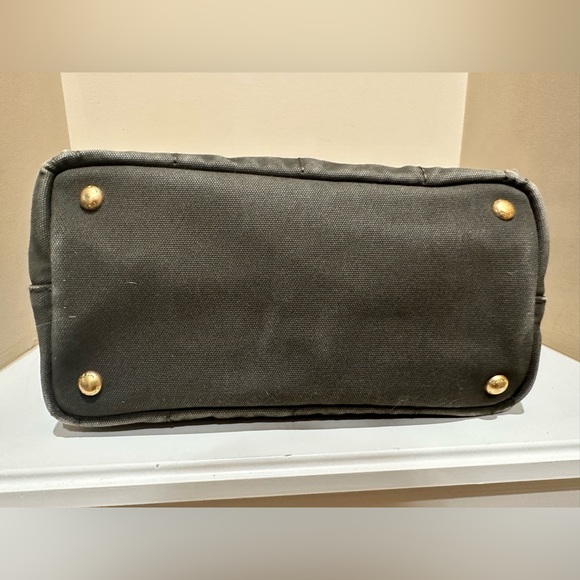 Prada Canapa Tote Militare (army green) - Picture 6 of 13